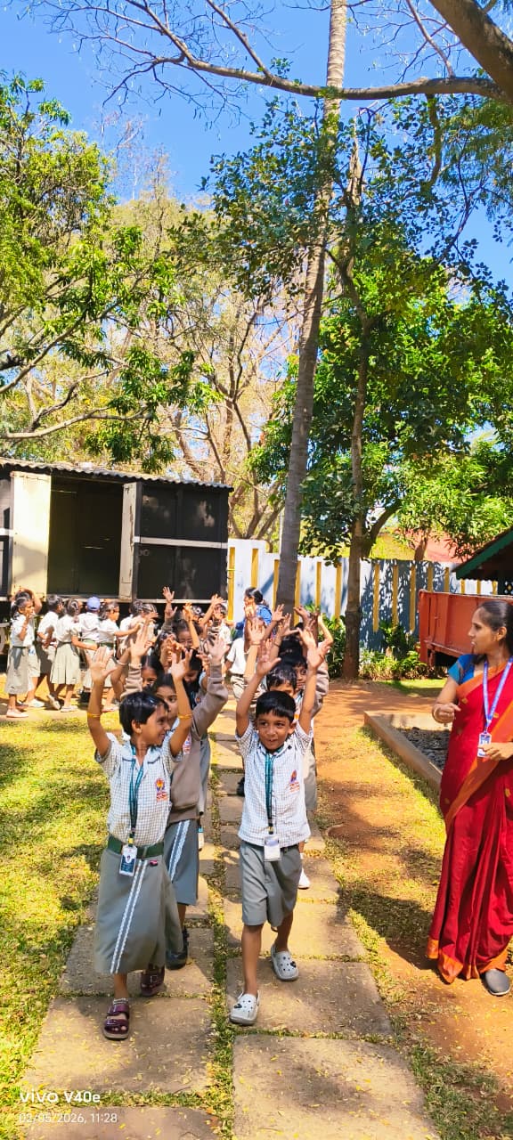 A Day of Learning RVK - Srinagar Students Visit Mysuru Railway Museum (1)