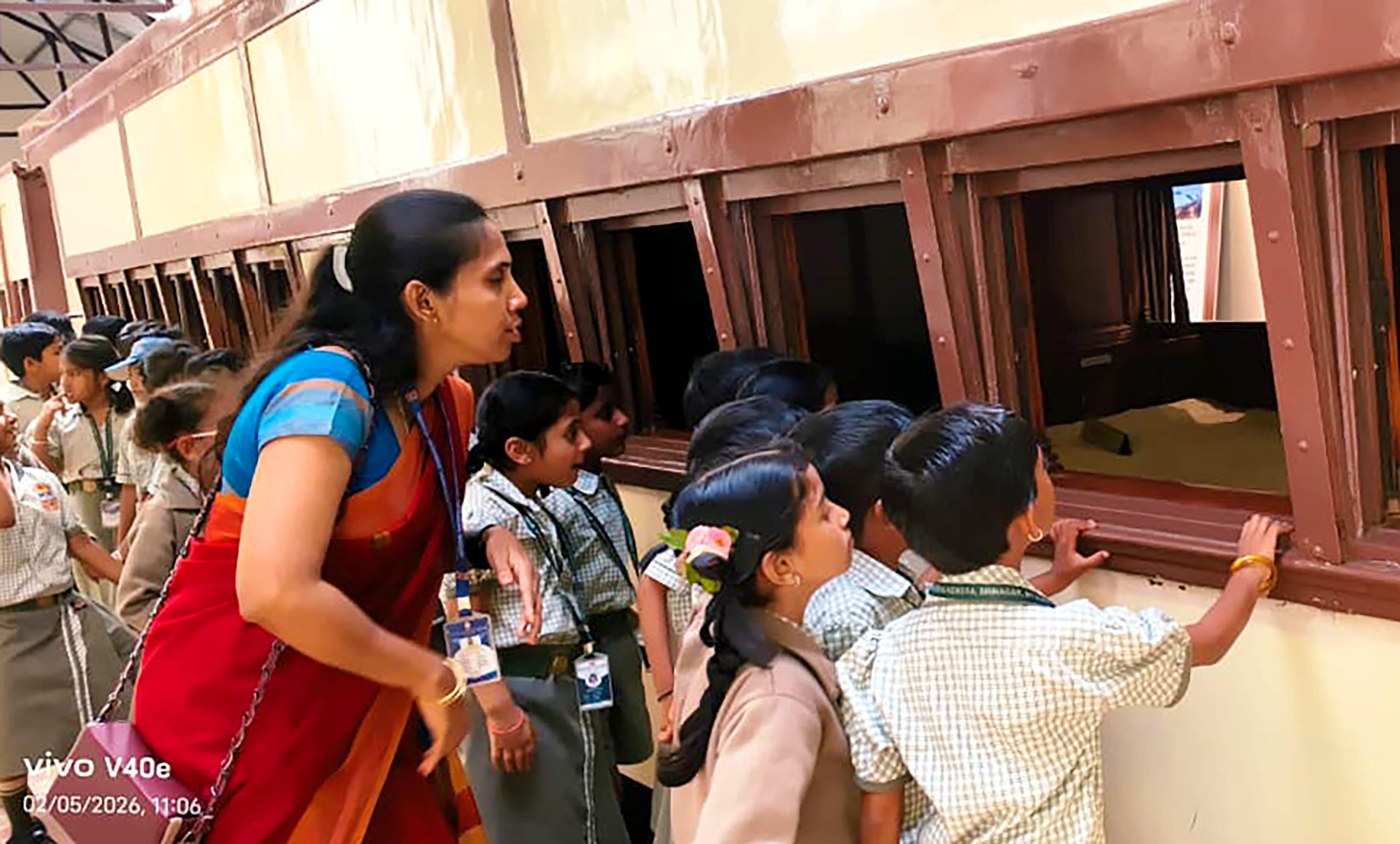 A Day of Learning RVK - Srinagar Students Visit Mysuru Railway Museum (2)