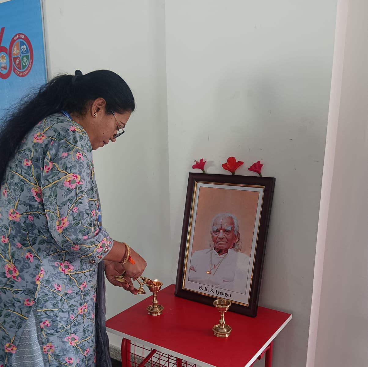 Observance of B.K.S. Iyengar Jayanti at RVK - Srinagar (4)