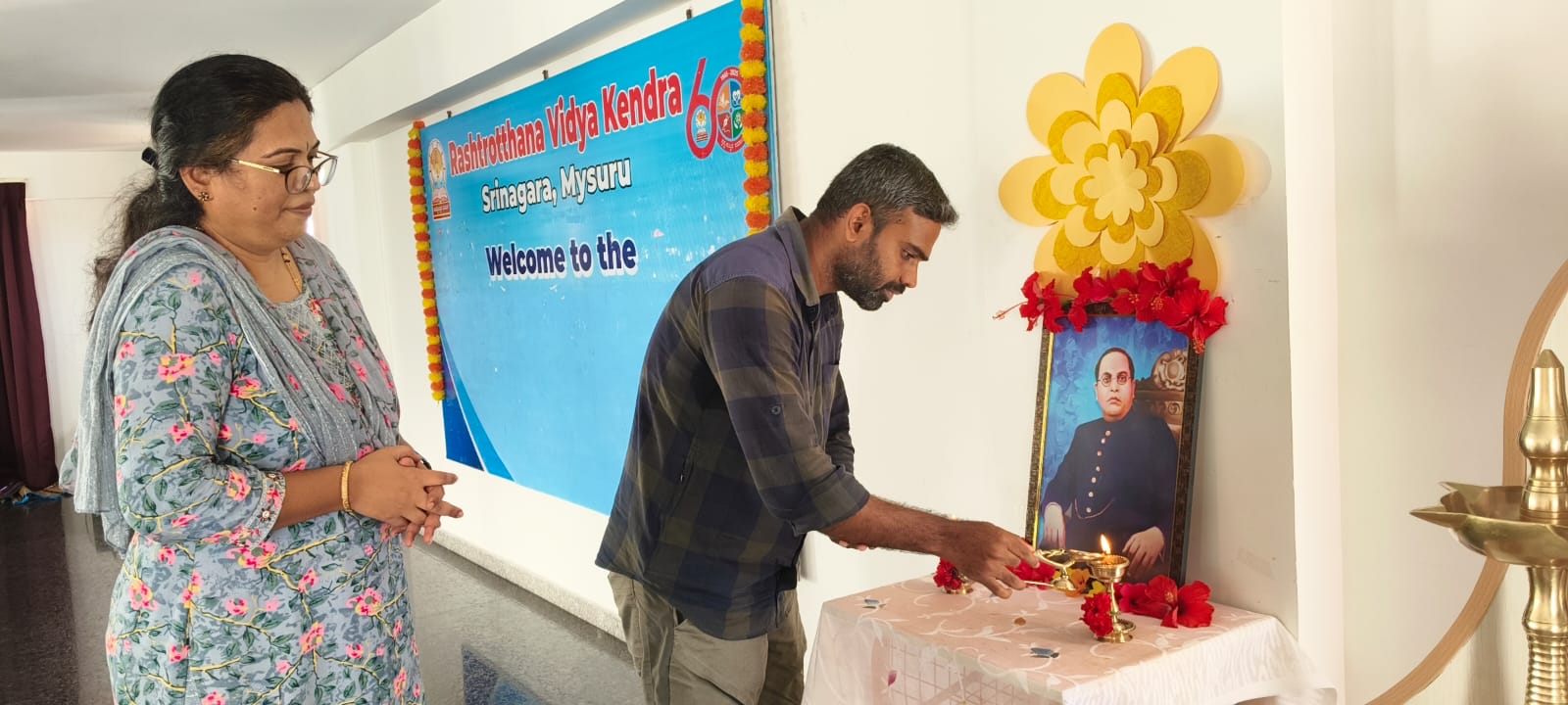 Observance of Dr. B R Ambedkar Jayanti in RVK - Srinagar (3)
