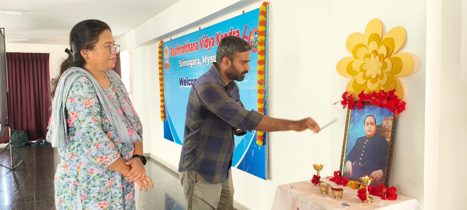 Observance of Dr. B R Ambedkar Jayanti in RVK - Srinagar (4)