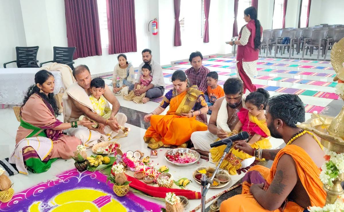 Aksharabhyasa and Vidyarambha Programme Held at RVK - Mysuru (11)