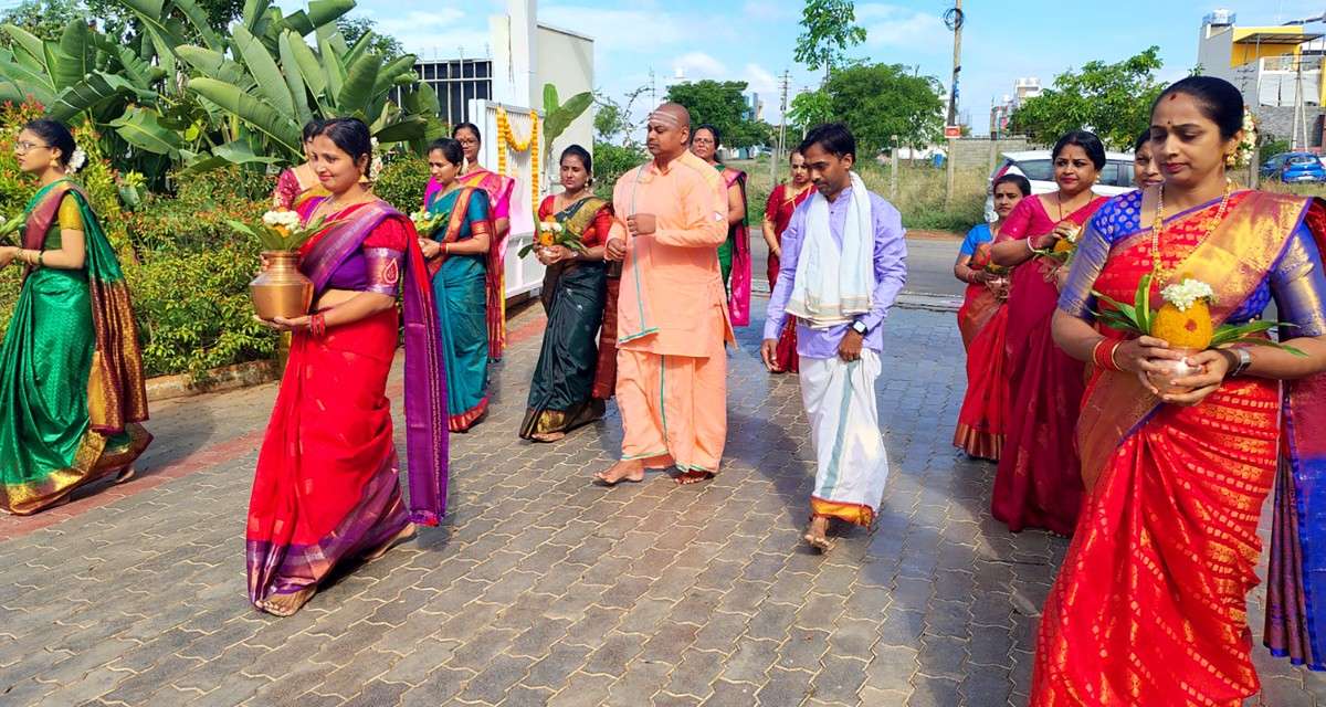 Aksharabhyasa and Vidyarambha Programme Held at RVK - Mysuru (13)