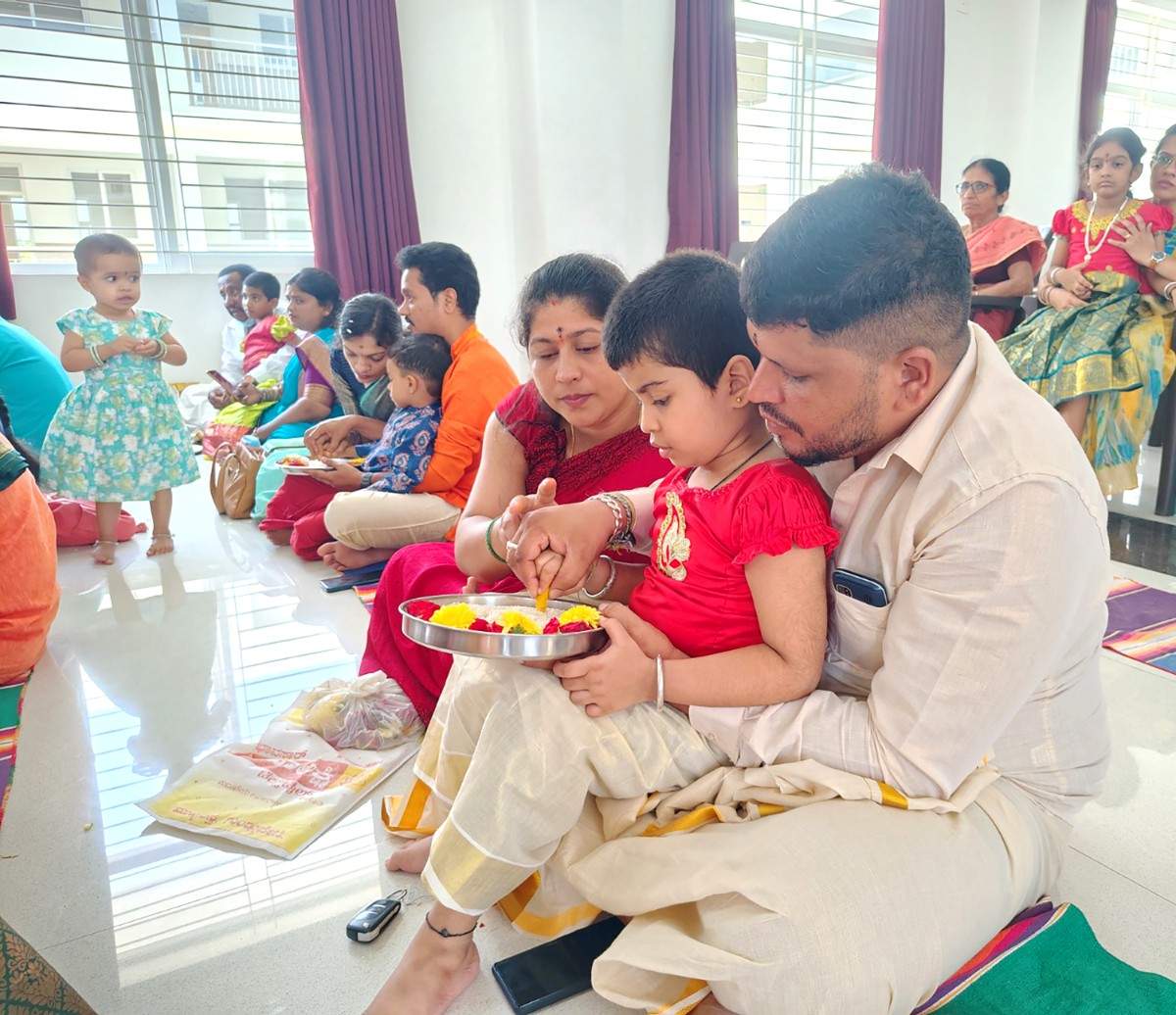 Aksharabhyasa and Vidyarambha Programme Held at RVK - Mysuru (16)