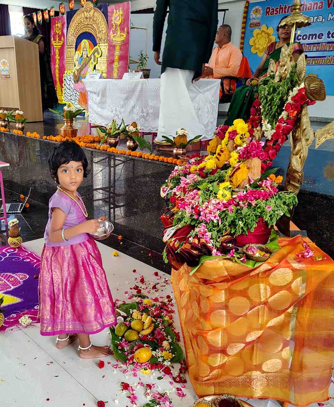 Aksharabhyasa and Vidyarambha Programme Held at RVK - Mysuru (4)