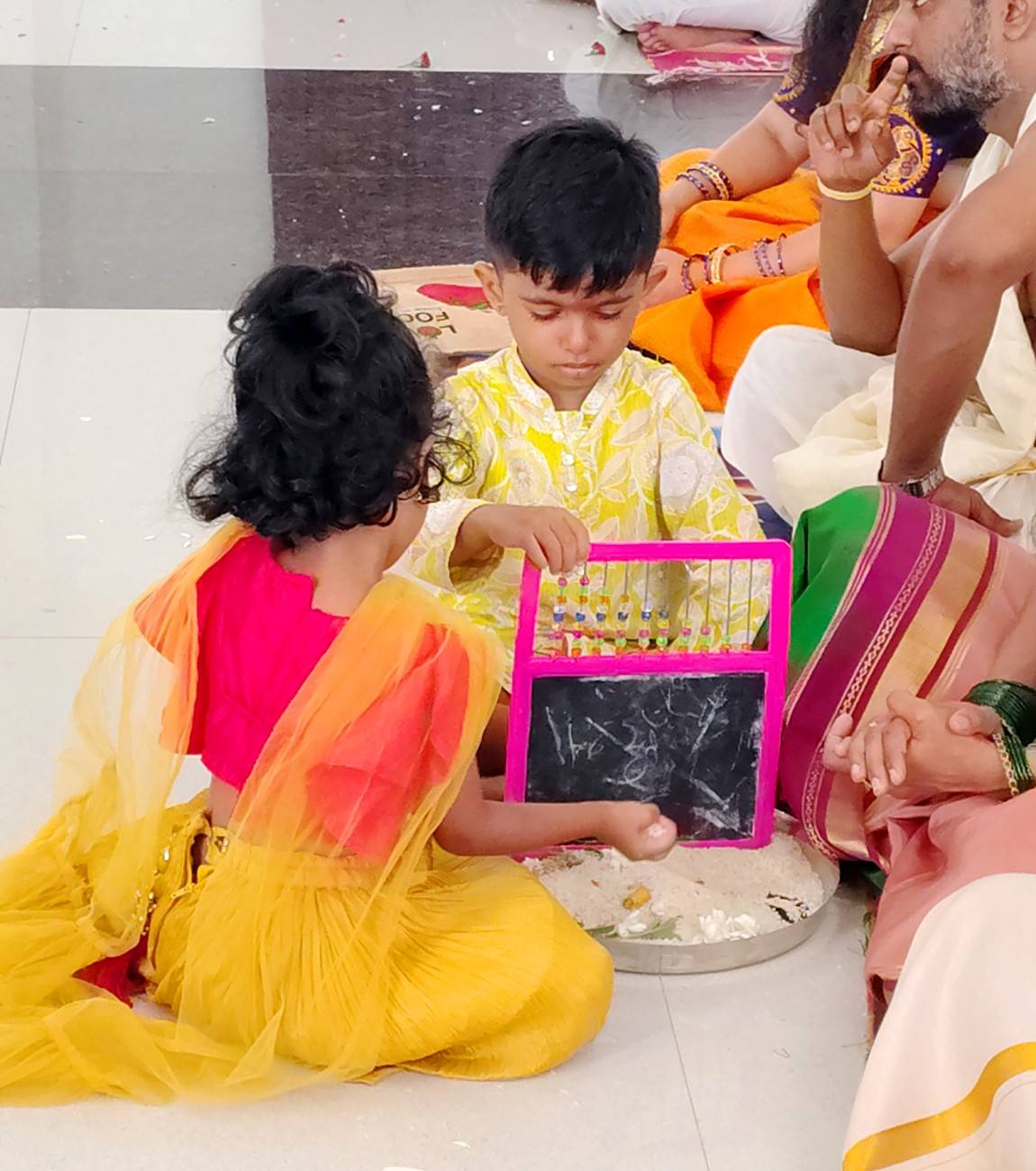 Aksharabhyasa and Vidyarambha Programme Held at RVK - Mysuru (6)