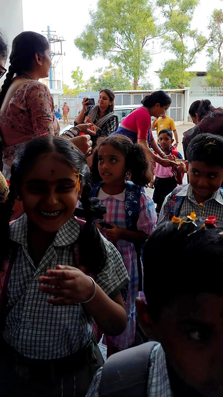 LKG to Class 2 Students Welcomed with Traditional Rituals at RVK - Srinagar (1)