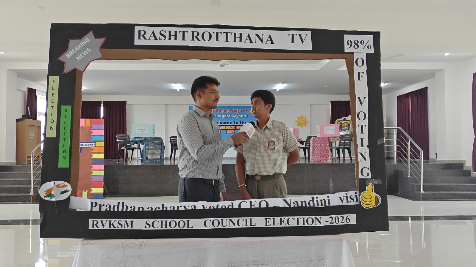 Student Council Election in RVK - Srinagar (1)