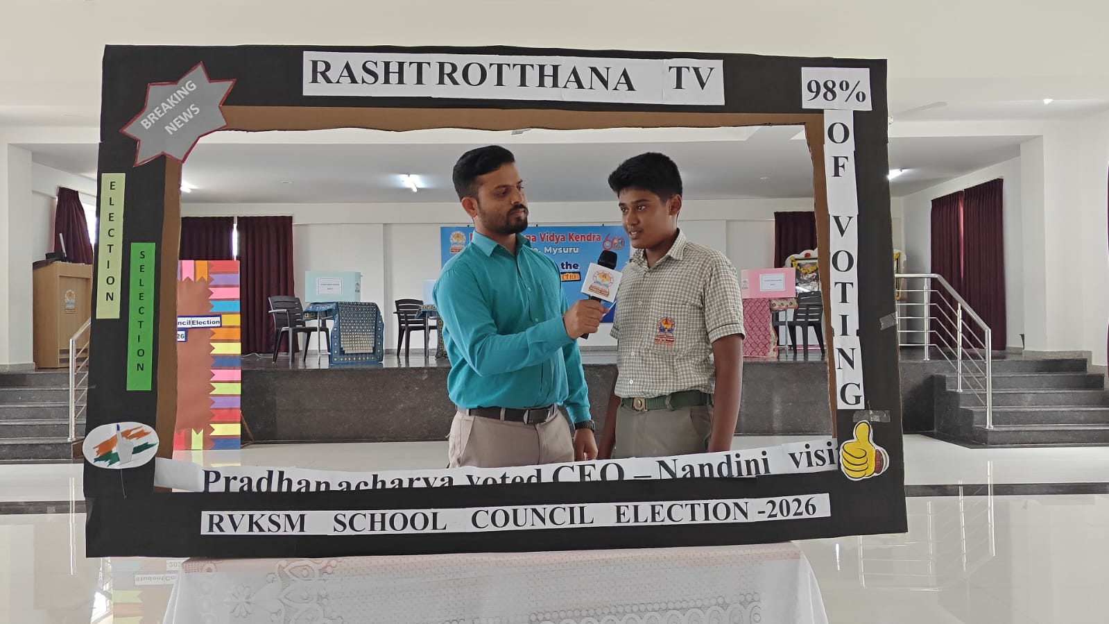 Student Council Election in RVK - Srinagar (2)