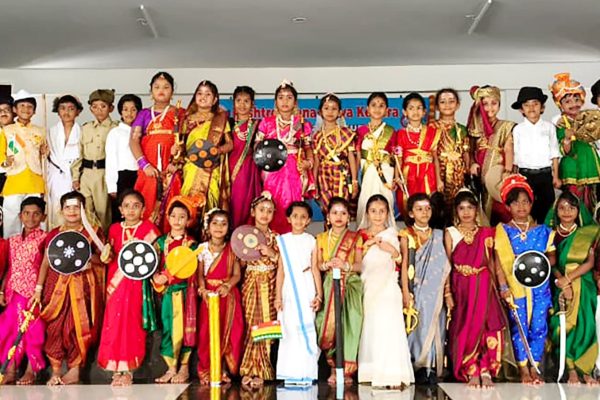 A freedom fighter fancy dress competition in RVK – Srinagar