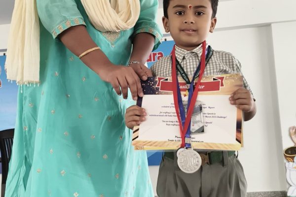 Student of RVK – Srinagar achieved in National-Level Competition